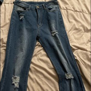 Shein Bell Bottom High-Waist Jeans